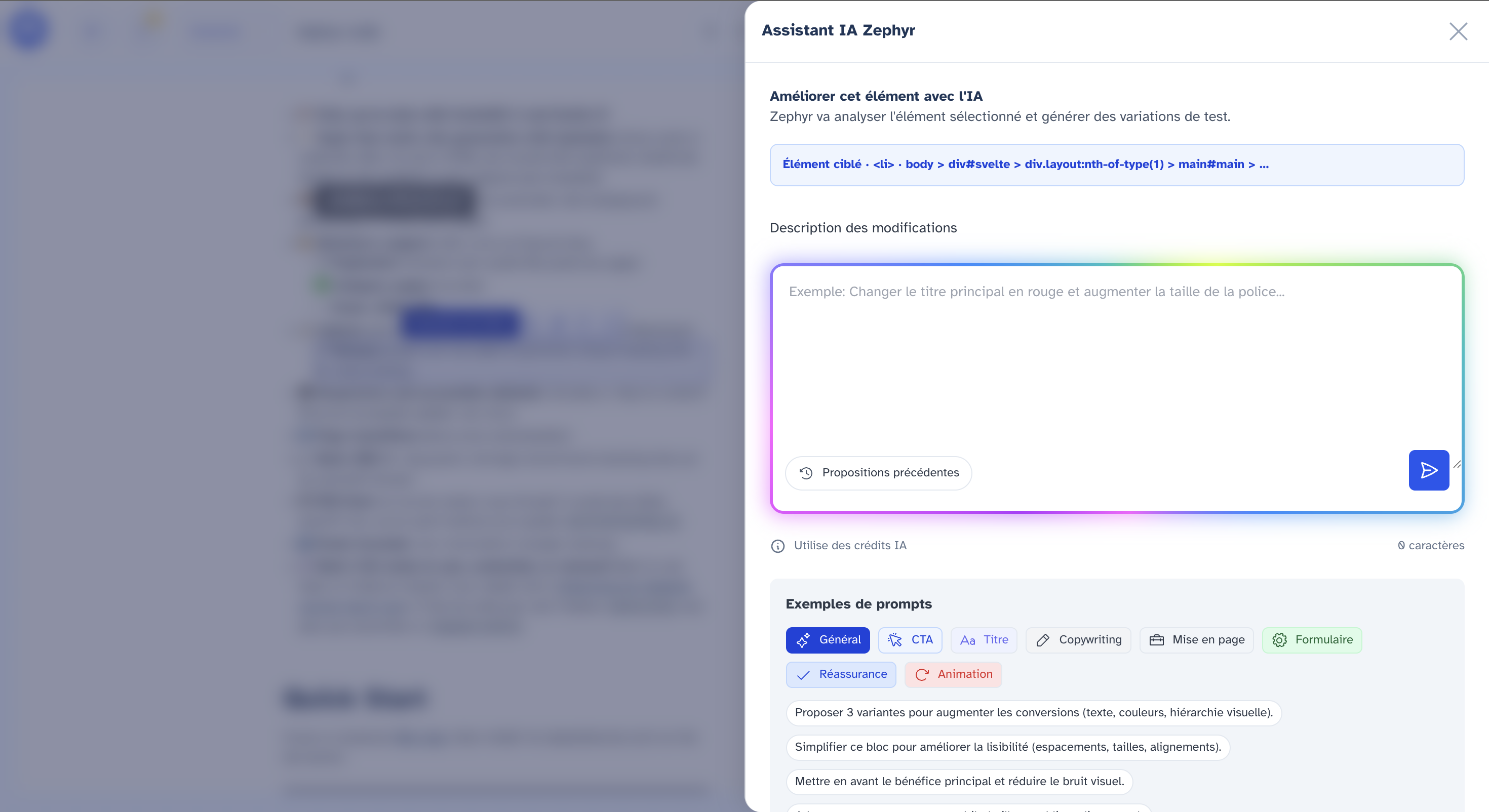 Exemple de rapport